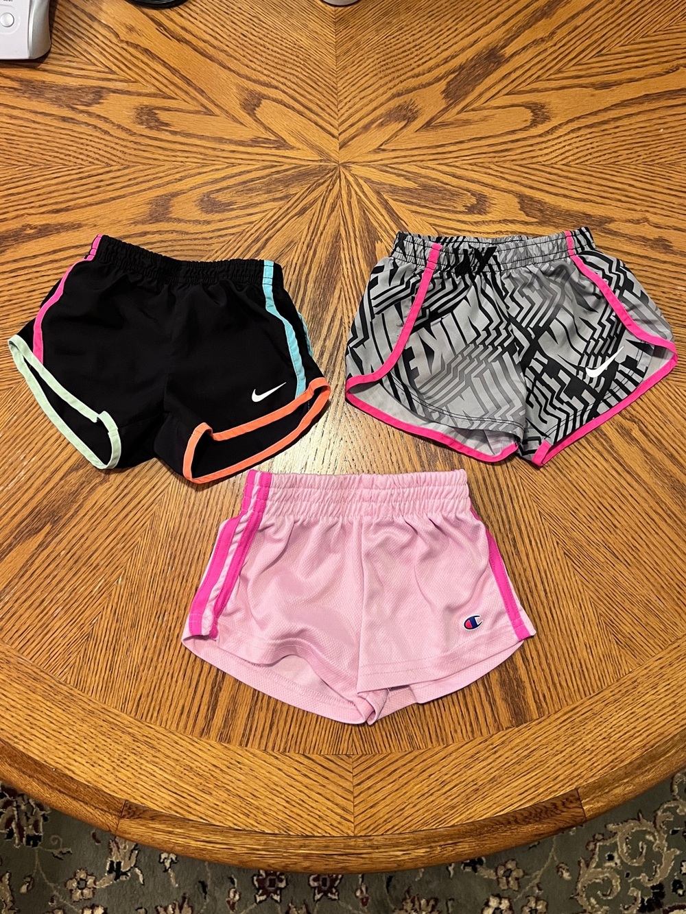 2T Girls Athletic Shorts Bundle of 3